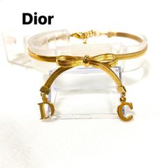 Christian Dior ブレスレット リボン ロゴ