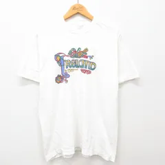 L/古着 スクリーンスターズ 半袖 ビンテージ Tシャツ メンズ 90s アイルランド 鳥 コットン クルーネック 白 ホワイト 24jun10 中古