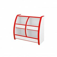 知育家具 EVAキッズシリーズ おもちゃばこ 幅65cm OB-65M　R・レッド