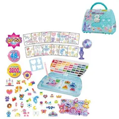 O アクアビーズ AQ-S91 アクアビーズ DXキャリーバッグ エポック おもちゃ ゲーム 競争遊び ビーズ 男の子 女の子 6歳以上 室内遊び ギフト プレゼント 誕生日 お祝い 贈り物 ブラックフライデー クリスマス