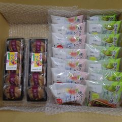 【訳あり】切り芋５個入2P・極味逸品　桃クリームどら焼7P・極味逸品抹茶クリームどら焼7P★あわしま堂