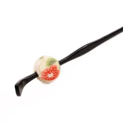 髪飾り 成人式 振袖 前撮り 袴 花 浴衣 夏祭り 花火大会 白 玉かんざし 一本差し 縮緬 かんざし 和柄 簪 レトロ 和風 おしゃれ No.9-4523