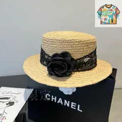 【今日WTO】CHANEL ストロー サンハット-NY02