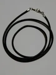 着せ替えペンダント用 牛革紐 ネックレス ブラック