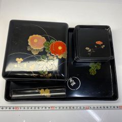輪島塗　金箔貼り膳　脚付　5脚　レトロ 輪島塗 金箔貼り膳 脚付 5脚 レトロ - メルカリ