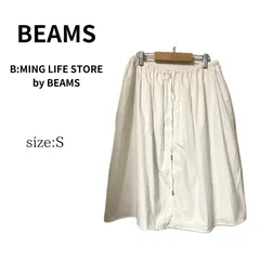 B:MING LIFE STORE by BEAMS ビームス　スカート　フレア　レディース　ホワイト　春　夏　Sのサムネイル