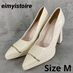 eimy istoire エイミーストワール ゴールドポイントスプリングパンプス 23.5cm ★ ■■