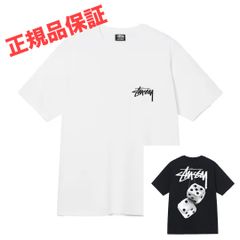 FUZZY DICE TEE STUSSY ステューシー 半袖 ホワイト ブラック 並行輸入正規品