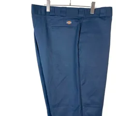 新品タグ付き！希少！80s90sUSA製Dickiesディッキーズ874ワークパンツ紺ネイビーツイル生地リアルワークウェアストリートアメカジスケーターファッションゆるダボビッグサイズオーバーサイズTALONタロンジップvintageヴィンテージ50702