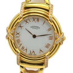 HERMES エルメス ルバン RU3.272 18金 YG クォーツ レディース腕時計 ブランド時計 プレゼント 【中古】