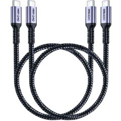 100 W 240 W急速充電usbcからusbcケーブル 50cm, 50cm 240W / 40Gbps / 8K