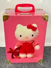 ハローキティ　トランクケース（ぬいぐるみ付き） ハローキティ トランクケース（ぬいぐるみ付き） ハローキティ