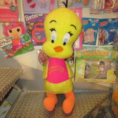 Vintage Looney Tunes Tweety Doll Figure Plush Toy Vintage 65cm