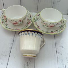032 スージークーパー プランタン小花 エッグカップ 2個セット レッド