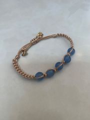 ブルーキャッツアイ　ブレスレット