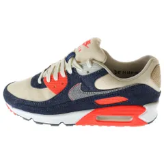 NIKE (ナイキ) ×DENHAM AIR MAX 90 INFRARED CU1646-400 デンハム エアマックス 90 インフラレッド ローカットスニーカー インディゴ US9/27.0cm