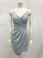 1413 DAZZY デイジー キャバクラ ドレス キャミ ギャザー ミニ タイト シンプル キャバドレス M