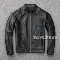 カウハイド ミニマムスタイル シングルライダース メンズ 革ジャン レザージャケット 牛革