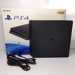 【中古品】PS4 500GB ジェットブラック本体 CUH-2100A〇YR-51974〇