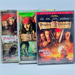DVD＊パイレーツ・オブ・カリビアン 3本セット 呪われた海賊たち デッドマンズ・チェスト ワールド・エンド ポストカード入り