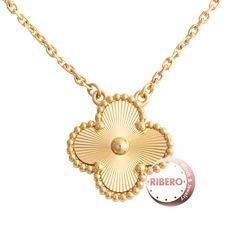 Van Cleef & Arpels ヴァンクリーフ＆アーペル ヴィンテージ アルハンブラ ペンダント VCARP4KL00 ネックレス ギョシェ ゴールド【中古】のサムネイル