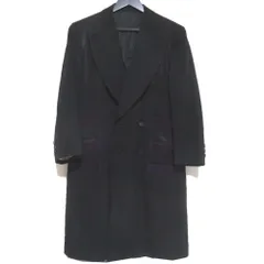 AD2014 14AW ウール縮絨多重ポケットダブルコート ホーリー期 黒