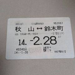 ❖ 北総開発鉄道グッズ ❖〘 通勤1箇月 定期券 (使用済) 〙【 自動改札機/有人改札対応 】『 平成14年年のレアなアイテム 』✨コレクターの方！必須アイテム！▶画像・詳説を御覧ください！