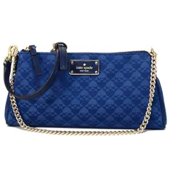 ケイトスペード バッグ katespade キャンバス レザー ペン プレイス ファブリック ジェーン 台形型 2WAY ショルダー ハンド バッグ デニム WKRU5334