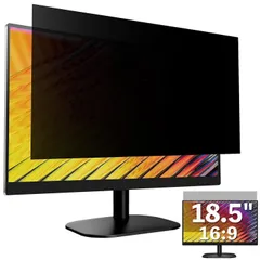 Size:18.5インチ(16:9) GFCFILM 18.5インチ(16:9) 覗き見防止フィルター プライバシーフィルター ブルーライトカット 反射防止 PC パソコン モニター のぞき見防止 画面保護フィルム 保護シート 着脱簡単 両面使用