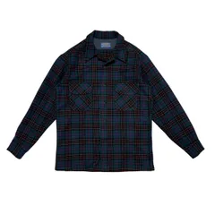 【Pendleton】 ペンドルトン 80's オープンカラーウールシャツ 70's PENDLETON ウールオープンカラーシャツ - Fresh Service