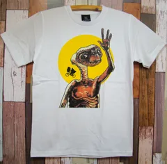激レア ヴィンテージ 1982年製 E.T. イーティー Tシャツ 薄黄 月