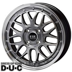 ホイール4本セット 軽自動車用15インチ レオウィングFM9 15-5.0 4-100+45『メタルシルバー』人気の段リム 送料無料