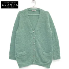 MADISON BLUE マディソンブルー ｸﾞﾘｰﾝ MB224-8017 LOOSE BIG CD MOHAIR ﾙｰｽﾞﾋﾞｯｸﾞﾓﾍｱﾊﾟｰﾙｶｰﾃﾞｨｶﾞﾝ XS