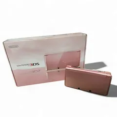 Nintendo 3DS CTR-001 ピンク 充電器付き ゲーム機器 動作品