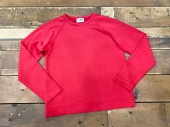 ☆SOPHNET./ソフネット 日本製 メッシュ素材ロンTee sizeS メンズ レッド スポーツ ロングスリーブ 古着 used☆