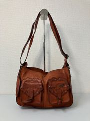 アナスイ ショルダーバッグ レザー 茶系 レディース