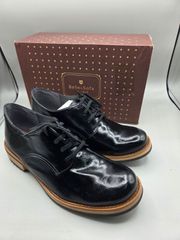 Belle & Sofa やさしい靴工房 レースアップシューズ 24cm 3E ブラック 美品