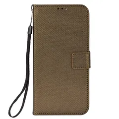 iPhone17 ケース 手帳 チェック柄 手帳 ケース 【Color】ゴールド