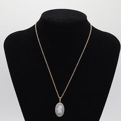 Bucherer カメオペンダントウオッチ 稼働品 シルバーヴィンテージ