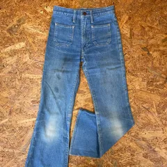 BIG-JOHN 78L ブーツカットジーンズ W25 キッズ KIDS 子供服 ベルボトム フレア ボトムス ユーズド USED ヴィンテージ 古着のサムネイル