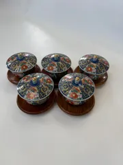 仁祥窯　蓋つき湯呑　5客セット　有田焼