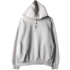 古着 90年代 ラッセル Russell L.L.Bean エルエルビーン ヘンリーネック ダブルネーム スウェットプルオーバーパーカー USA製/eaa591379