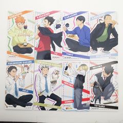 ハイキュー!! yummyマスコット 大判カード 全8種セット アニメイトフェア特典 コンプリート日向翔陽 影山飛雄 田中龍之介 西谷夕 黒尾鉄朗 孤爪研磨 木兎光太郎 赤葦京治