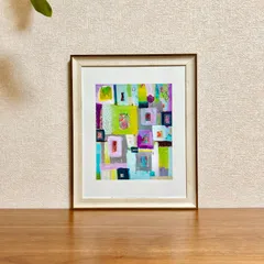 新品☆額縁付アートポスター☆Cami Boyett（キャミ・ボイエット）☆花の絵☆自然美☆風景画☆抽象画☆COVER UP 4☆495