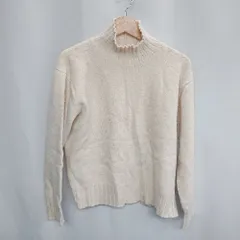 ◇ URBAN RESEARCH DOORS アーバンリサーチ ハイネック カジュアル 長袖 ニット セーター サイズM アイボリー レディース E  【1407180058286】