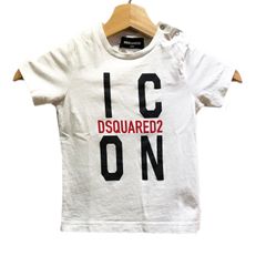 Dsquared2 ディースクエアード ICON Print Crewneck T-Shirt White アイコン プリント クルーネック Tシャツ ホワイト DQ0242 D00MV