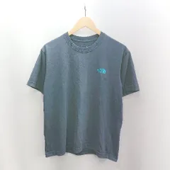 ◇ ⊂ THE NORTH FACE ザ ノース フェイス バックプリント 半袖 Tシャツ サイズF ネイビー メンズ E  【1502180017612】