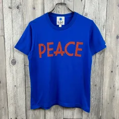 GDC ジーディーシー PEACE プリント 半袖 Tシャツ TEE S