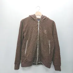 ◇ ⊇ ellesse エレッセ ストレッチ素材 長袖 パーカー サイズL ブラウン レディース E  【1410100022267】のサムネイル