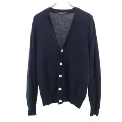 ビューティーアンドユース ユナイテッドアローズ 長袖 Vネック ニットカーディガン M ネイビー BEAUTY＆YOUTH UNITED ARROWS レディース